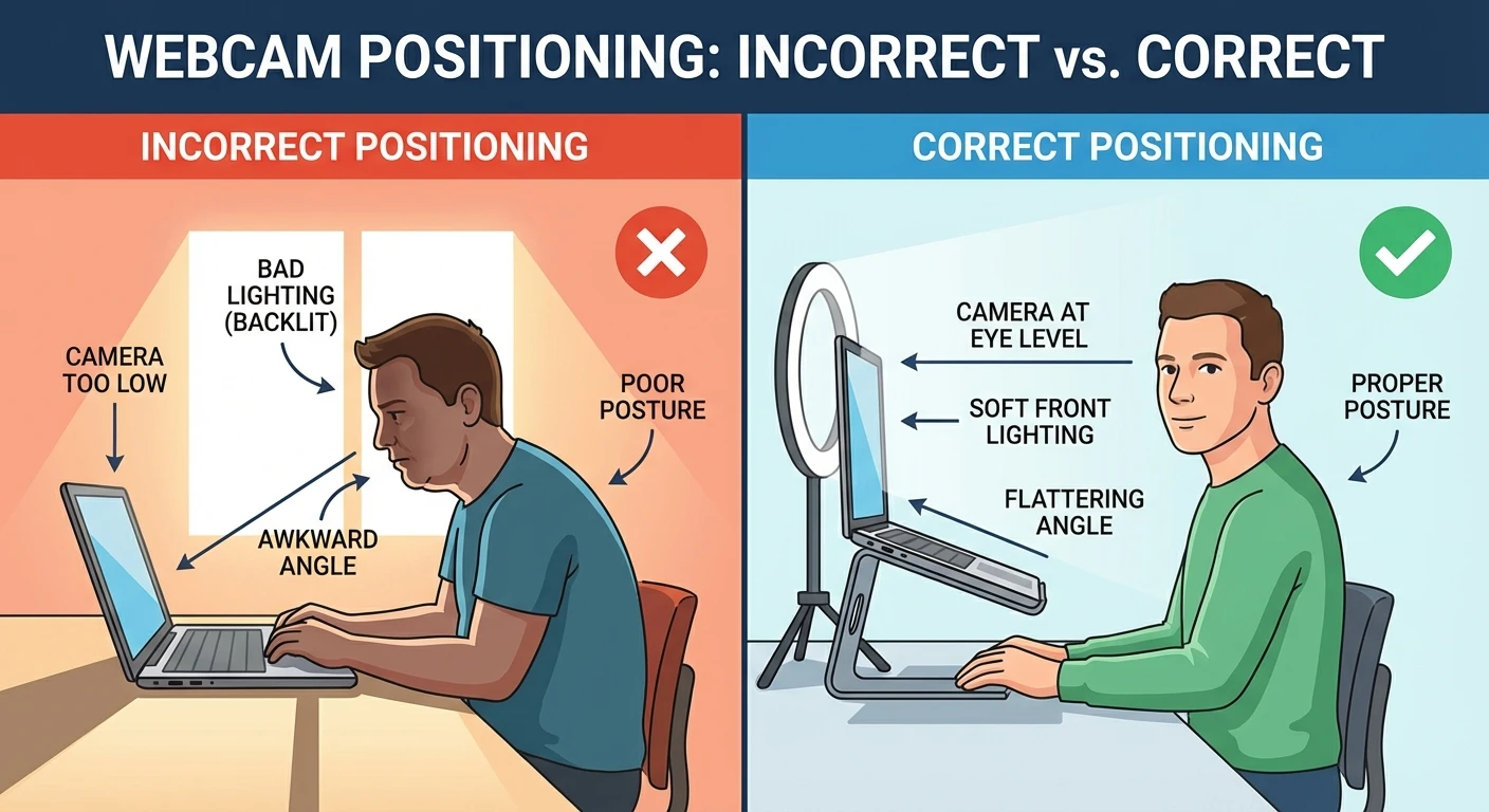 Appropriate Camera Position for Meeting