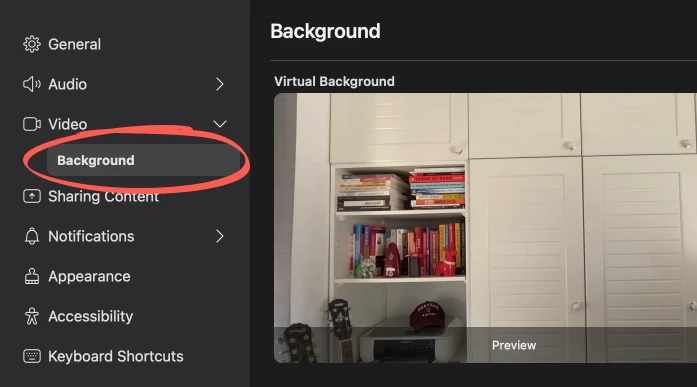 Cisco Webex - Background Settings