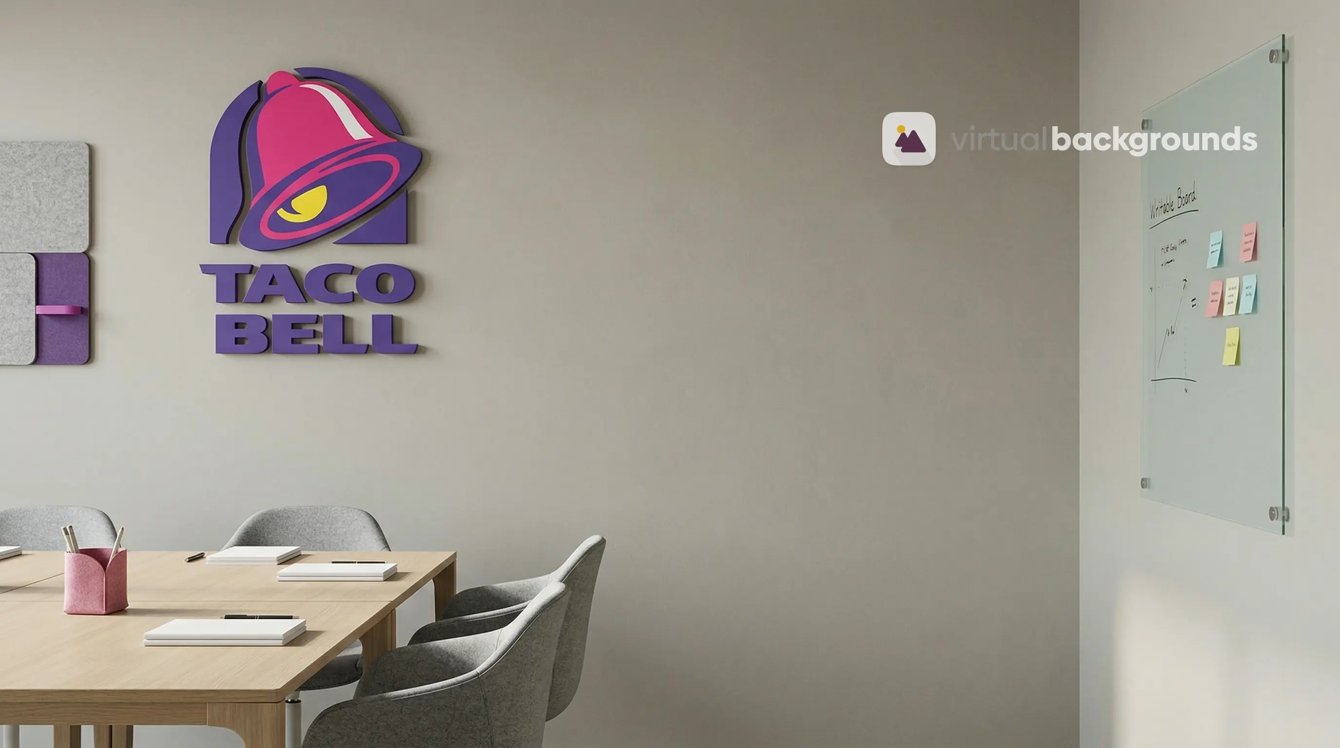 Taco Bell Meeting Background created by virtualBackgrounds