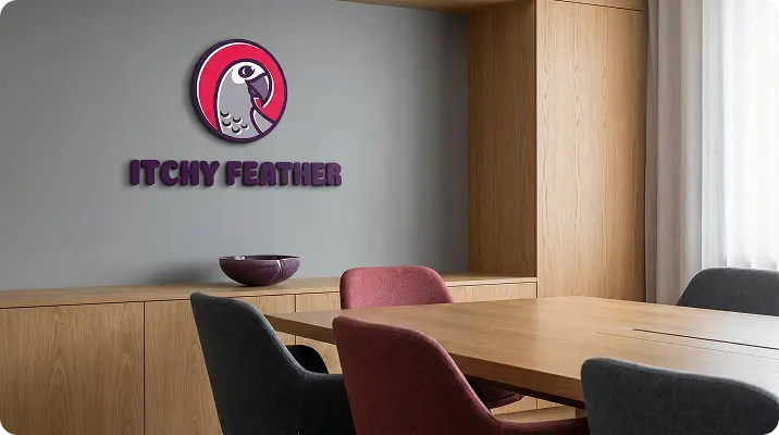 Professional branded background