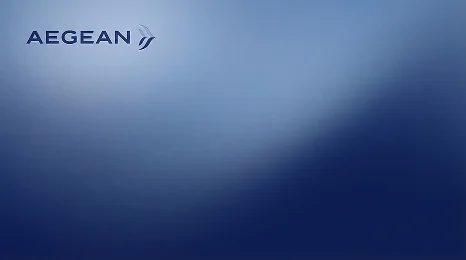 Branded virtual background for video calls - Aegean