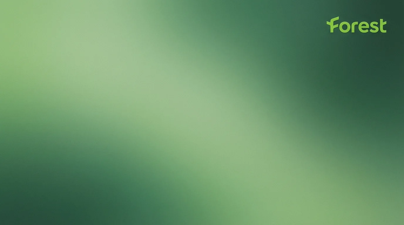 Branded virtual background for video calls - Forest