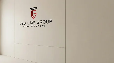 Branded virtual background for video calls - LG Law