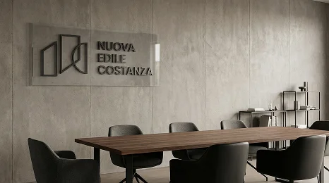 Branded virtual background for video calls - Nuova Edile