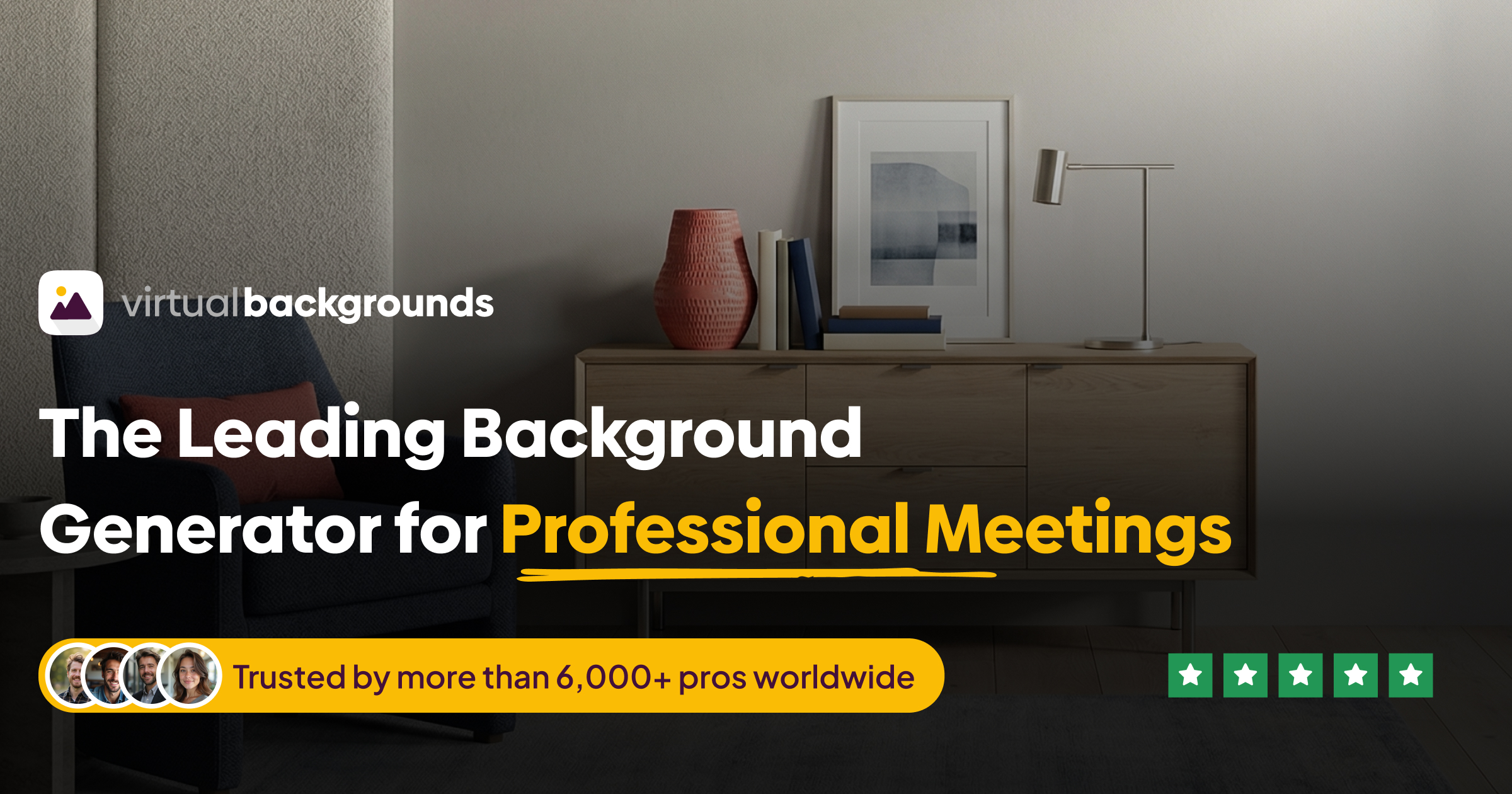 The #1 Background Generator for Professional Meetings